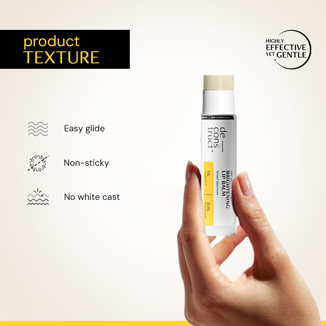 Deconstruct Brightening Lip Balm With SPF - 1% Vitamin C + 0.1% Resorcinol