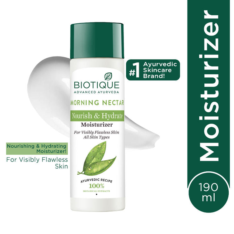 Biotique Morning Nectar Nourish & Hydrate Moisturizer (190ml)