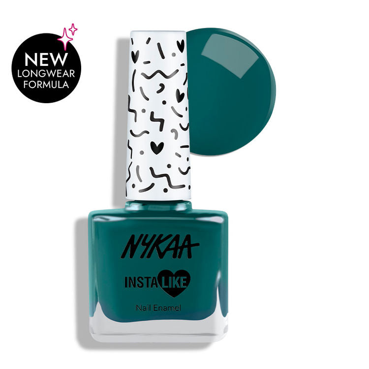 Nykaa InstaLike Long Lasting Nail Enamel - Steel Blue 476
(9ml)