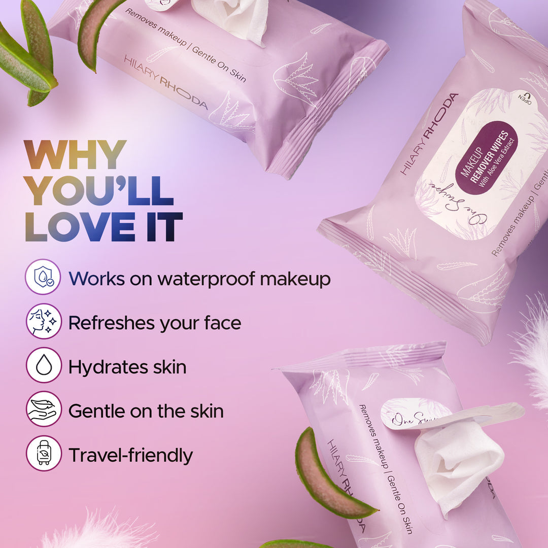 Hilary Rhoda One Swipe Makeup Remover Wipes