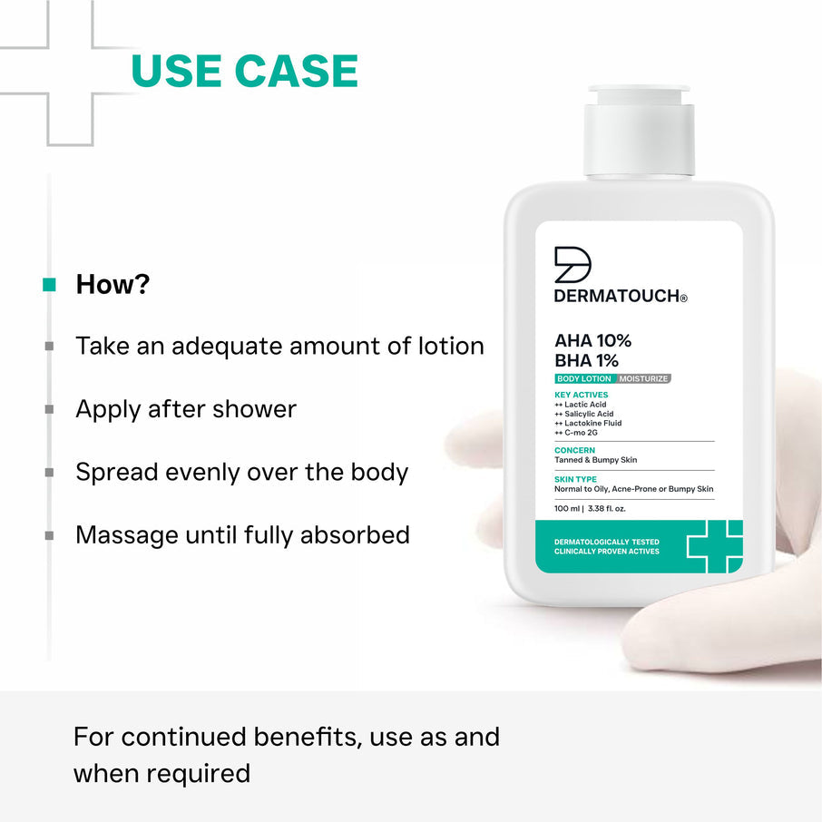 Dermatouch AHA 10% BHA 1% Body Lotion 100ml