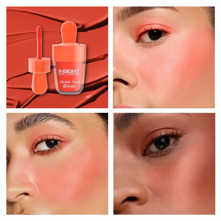 Insight Cosmetics Cheek Tint Blush With Avacado Oil, Hydrating Intense Color - Cherry Popsicle (7 g)