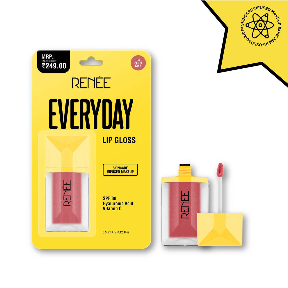 RENEE Everyday Lip Gloss (4 Plum Kiss)