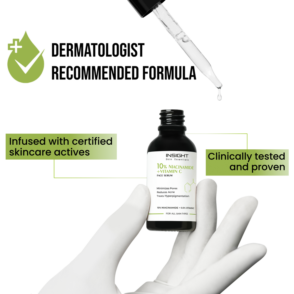 Insight cosmetics 10% Niacinamide Vitamin C Face Serum