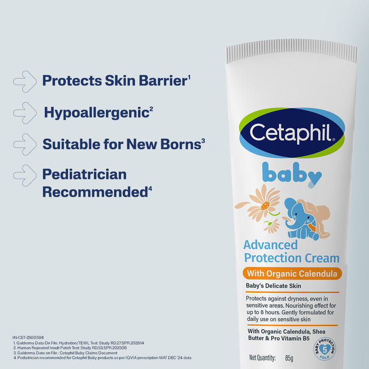 Cetaphil Baby Advanced Protection Cream With Organic Calendula
(85 g)