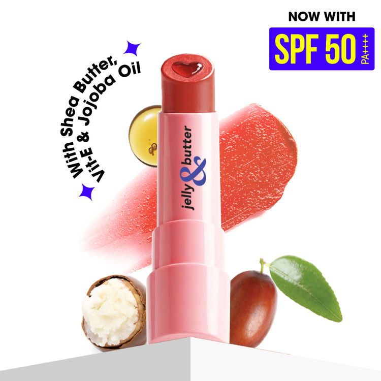 Blue Heaven Jelly & Butter SPF 50 PA ++++ Hydrating Lip Balm (04 Caramel Brown)