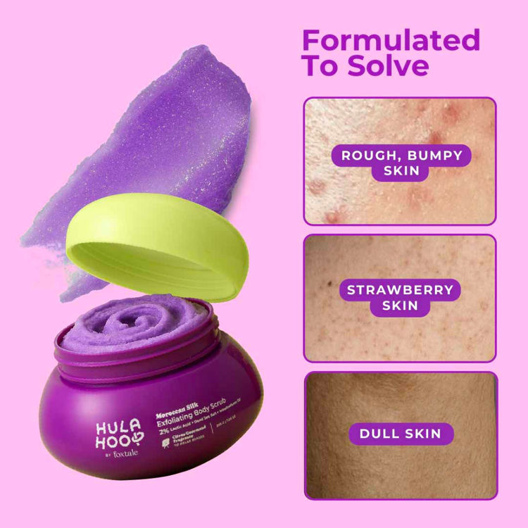 Foxtale Hula Hoop Moroccan Silk Exfoliating Body Scrub
(200g)