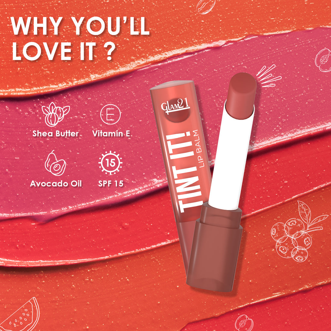 Glam21 Tint it! Lip Balm (06Watermelon)