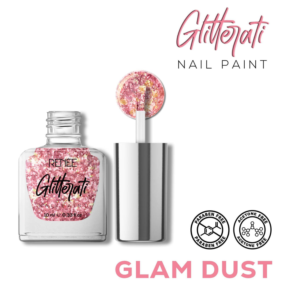 RENEE Glitterati Nail Paint (14 Glam Dust)