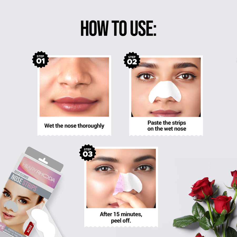Hilary Rhoda Deep Cleanse Nose Strips 02 Rose