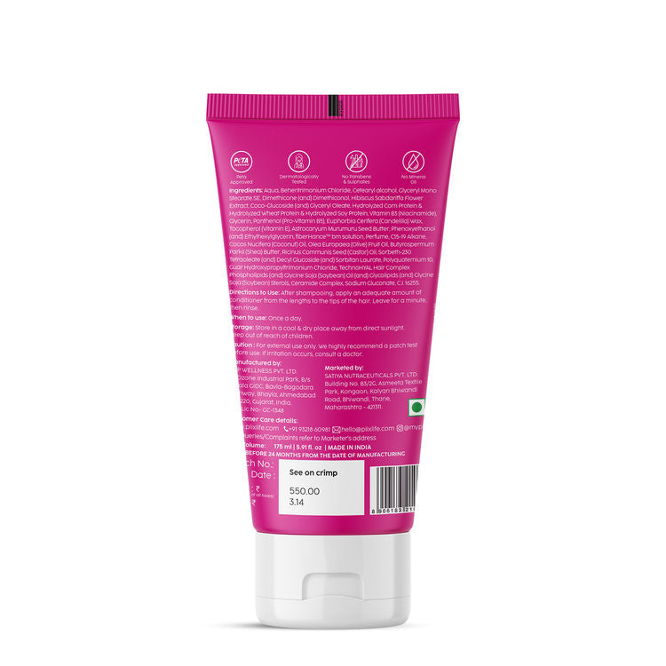 Plix Hibiscus Bond Repair Conditioner For Damaged, Frizzy Hair
(175ml)