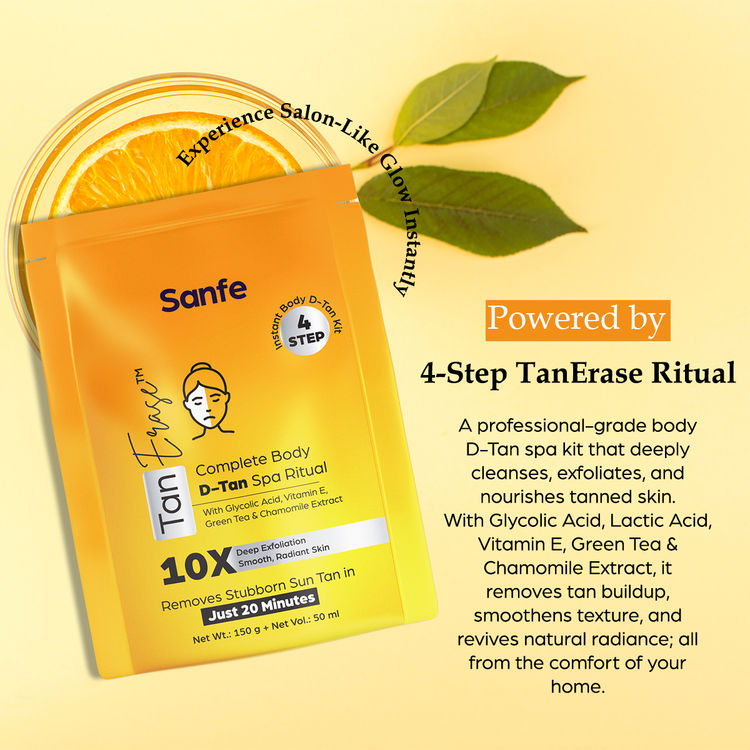 Sanfe Tan Erase Body Detan Kit (150g)