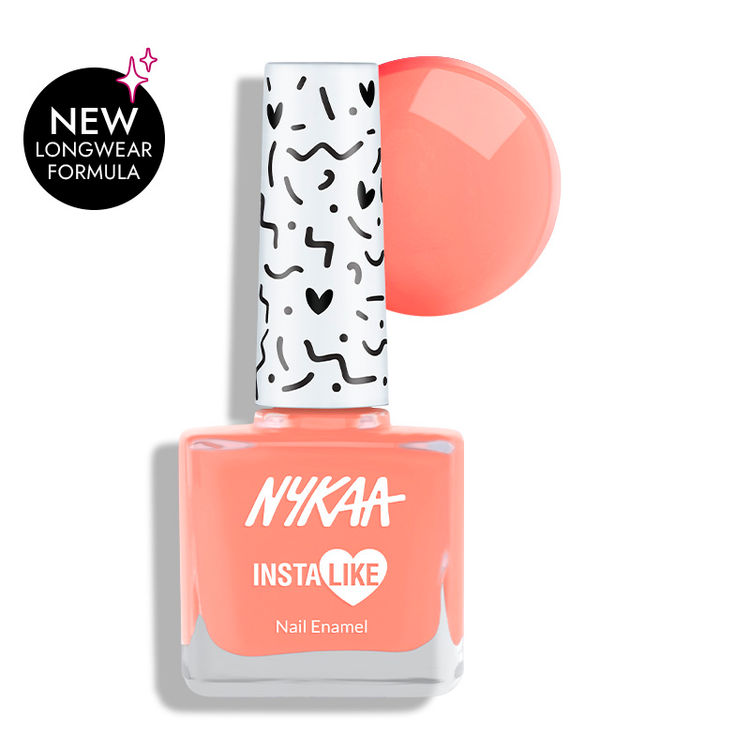 Nykaa InstaLike Long Lasting Nail Enamel - Peach Crush 478
(9ml)
