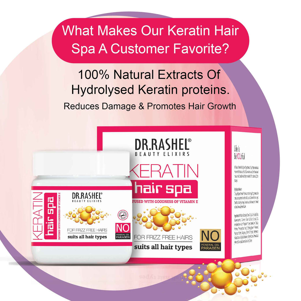 Dr Rashel Keratin Hair Spa - 360 Ml