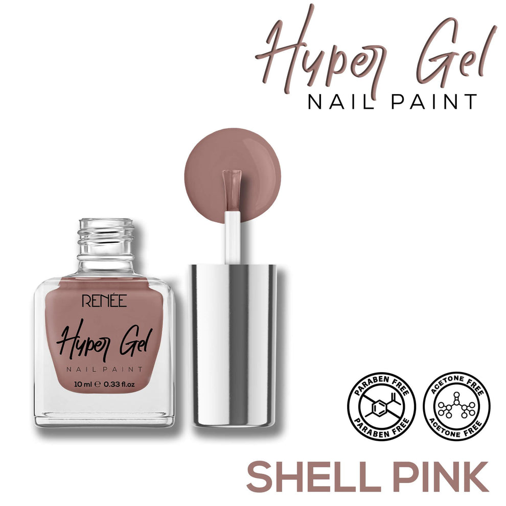 RENEE Hyper Gel Nail Paint 10ml (17 Shell Pink)