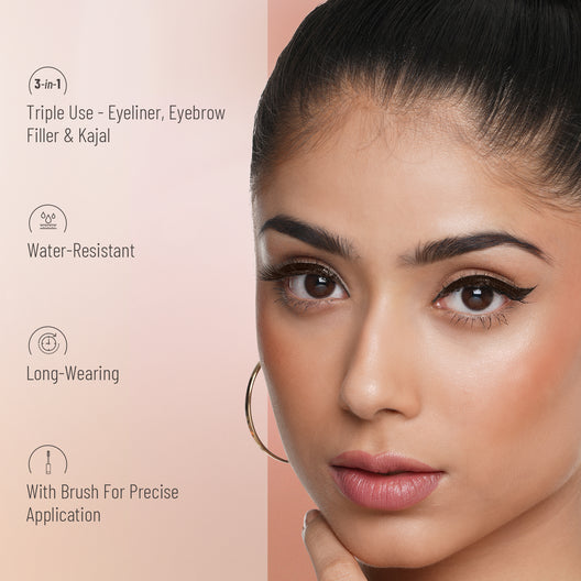 Swiss Beauty Eyebrow & Gel Eyeliner (Brown)