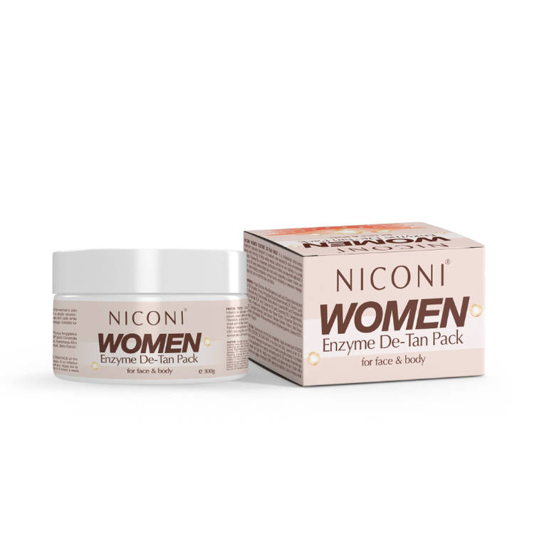 Niconi Women Enzyme De-Tan Pack For Face & Body
(300g)