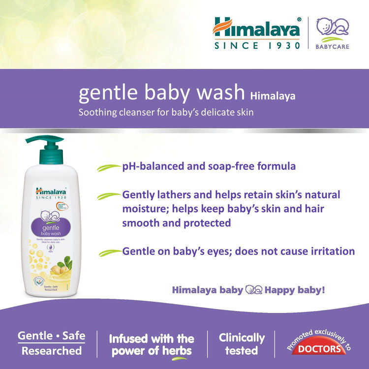 Himalaya Gentle Baby Wash
(400ml)