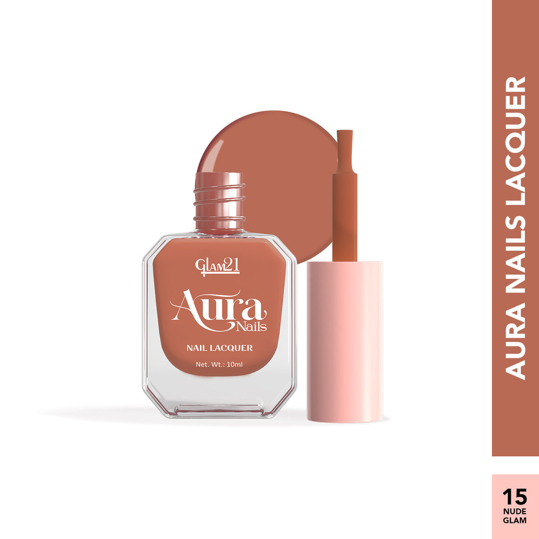 Glam21 Aura - Nail Lacquer(15Nude Glam)