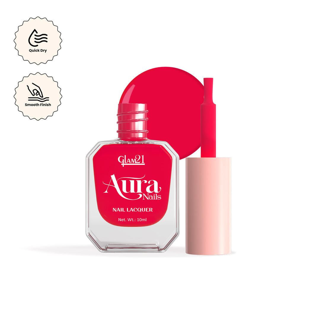 Glam21 Aura - Nail Lacquer (23Pink Mirage)
