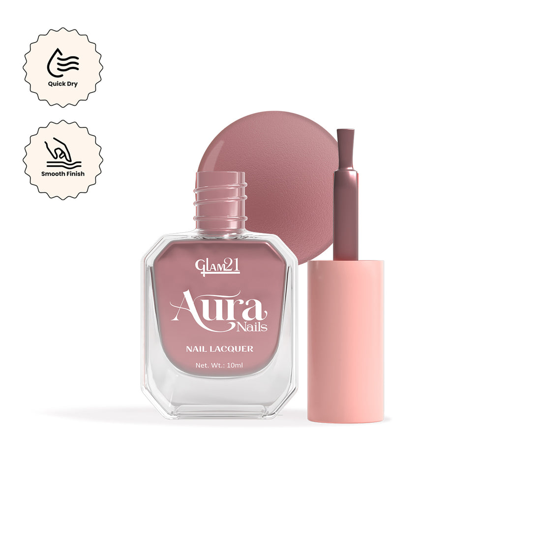 Glam21 Aura - Nail Lacquer (54Rose Melt)