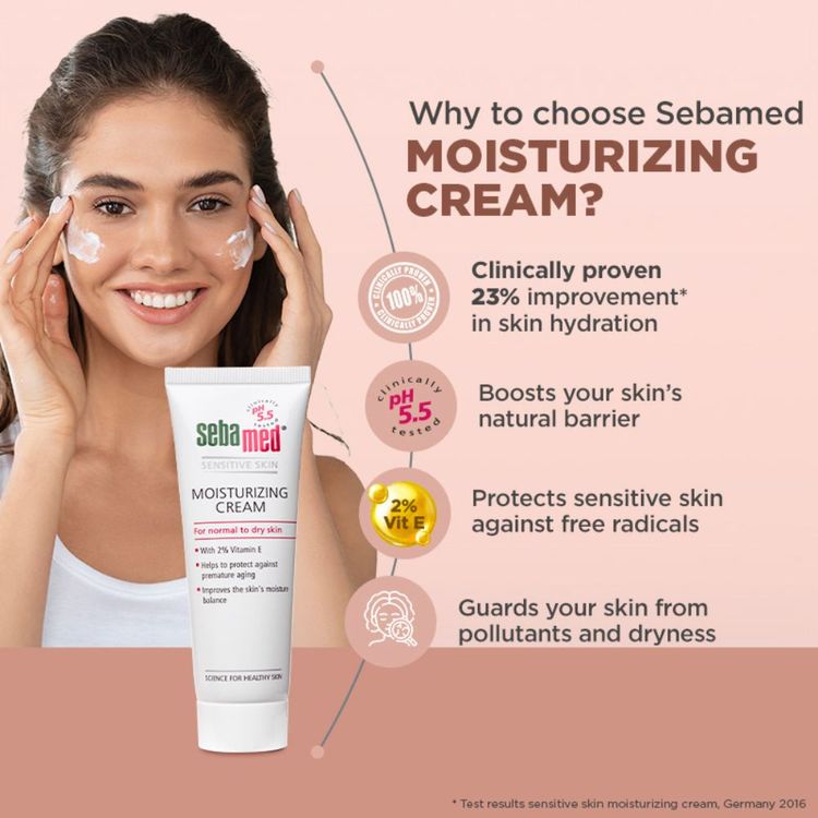 Sebamed Moisturizing Cream - For Normal to dry skin
(50ml)