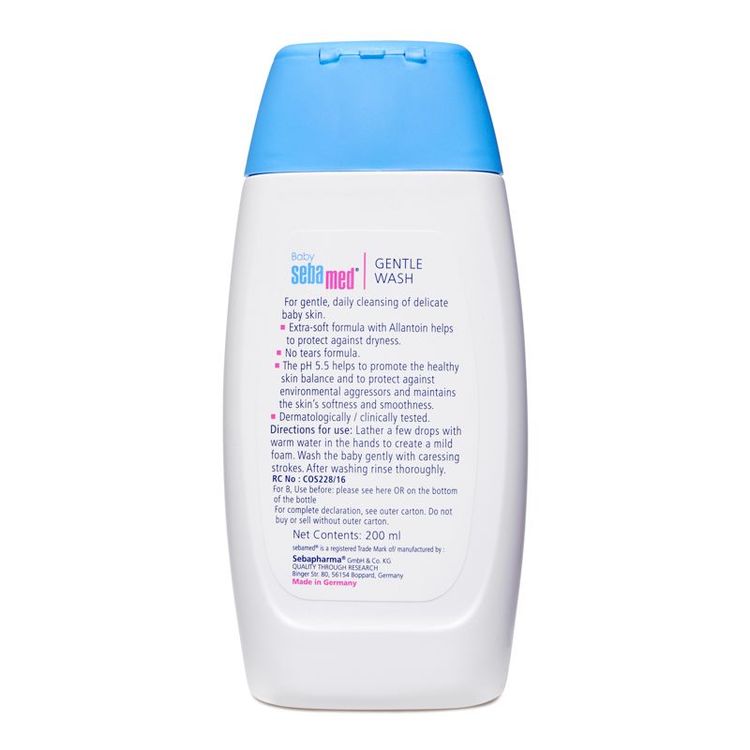 Sebamed Baby Gentle Wash, pH 5.5, Baby Body Wash, Soap Free, Tear Free
(200ml)