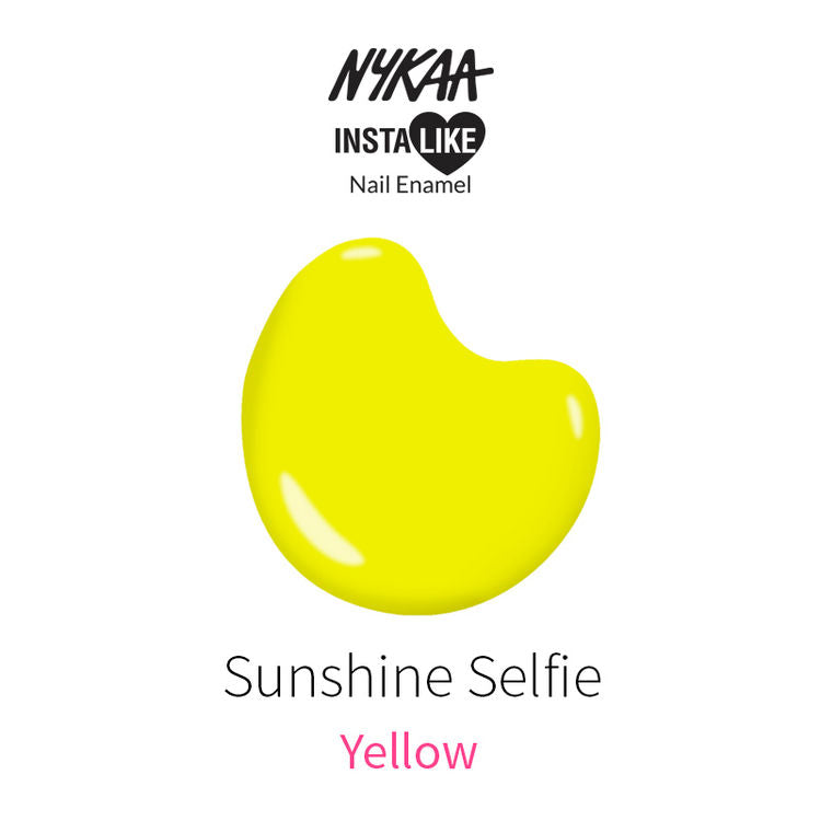 Nykaa InstaLike Long Lasting Nail Enamel - Sunshine Selfie 368 (9ml)