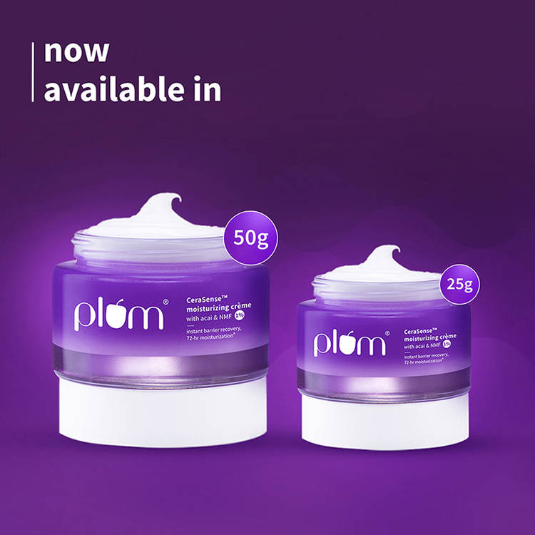 Plum Cerasense Barrier Repair Face Moisturizer With Ceramides & Peptides For Dry, Sensitive Skin (50g)