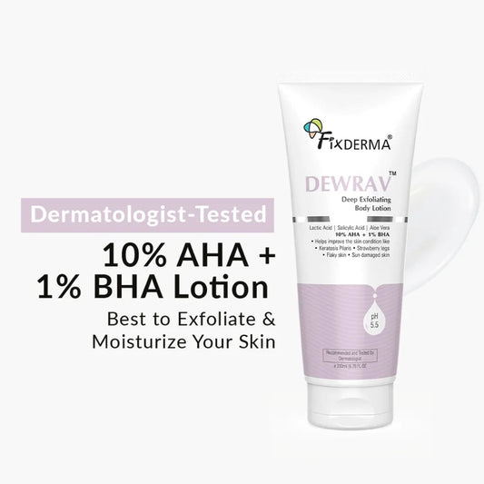 Fixderma Dewrav Deep Exfoliating Body Lotion
