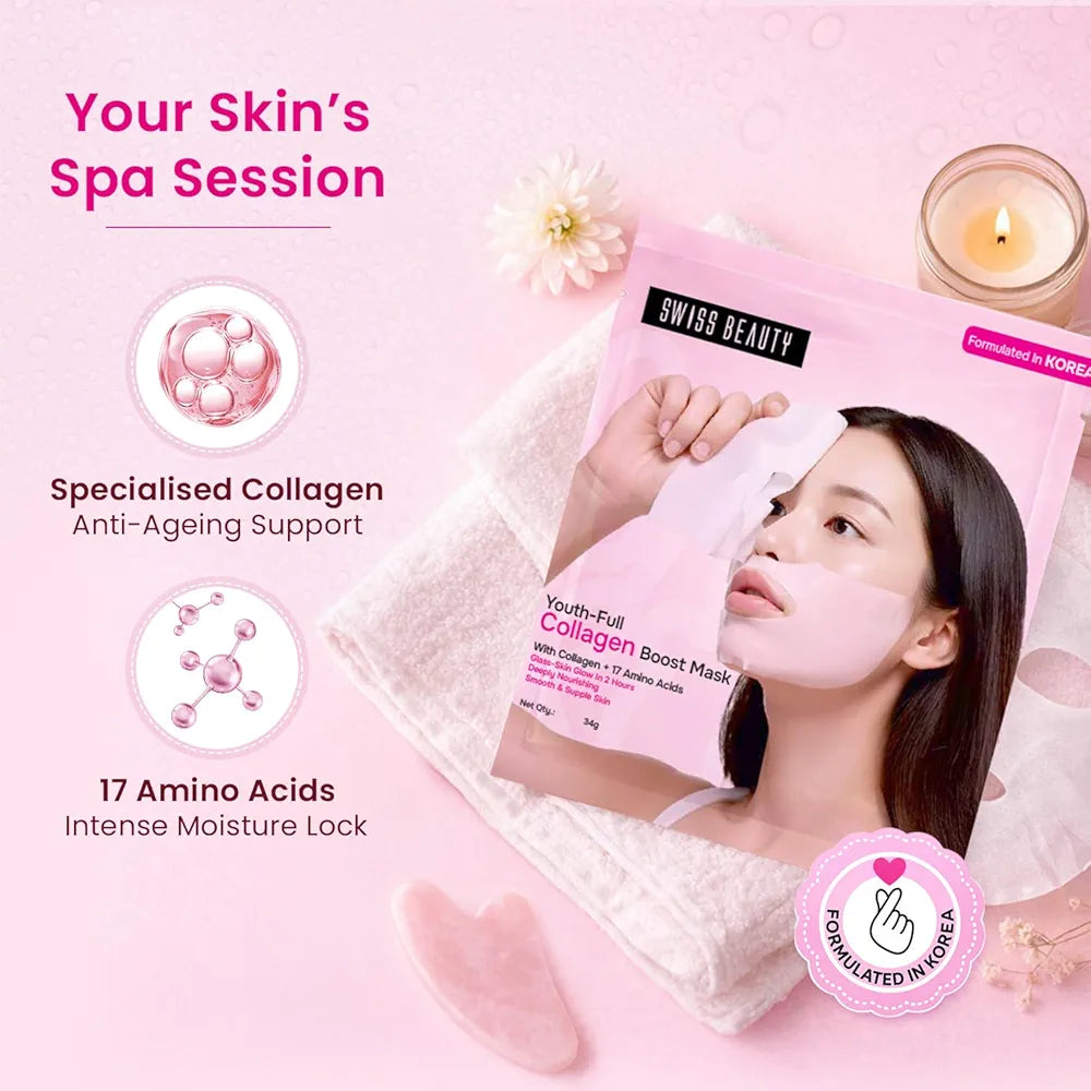 Swiss Beauty Care Youth-Full Collagen Boost Mask