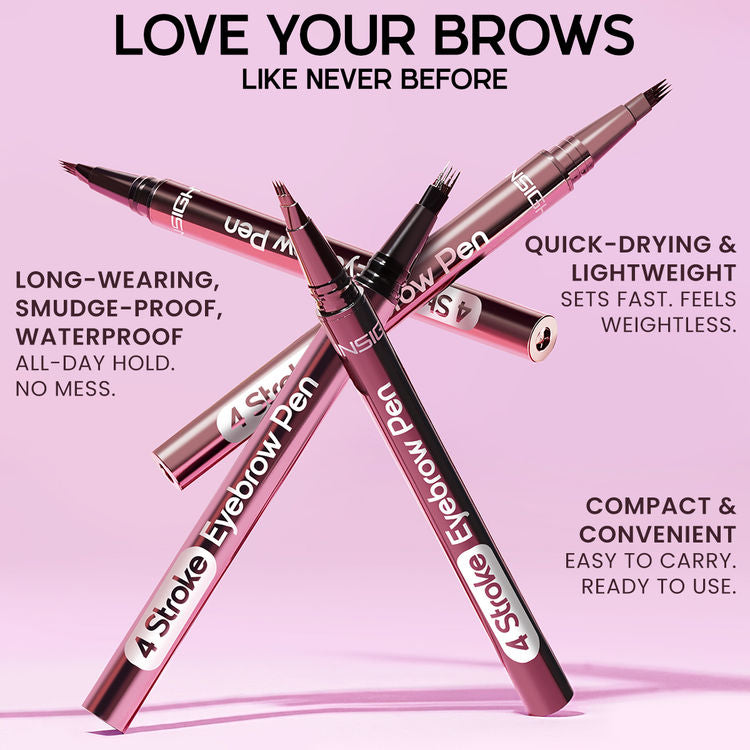 Insight Cosmetics
4 Stroke Eyebrow Pen - Black
(1g)