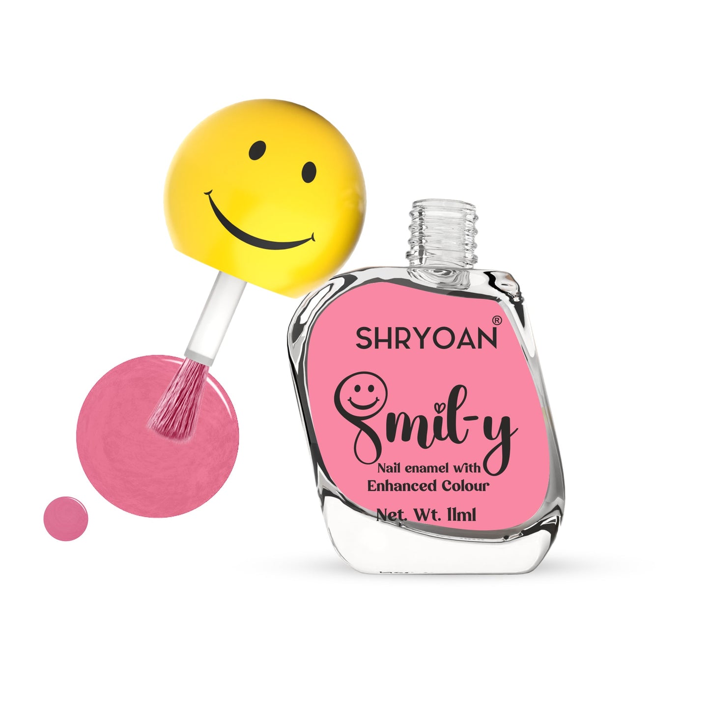 Shryoan Ultra Glossy Nail Paint(Rose Pink)