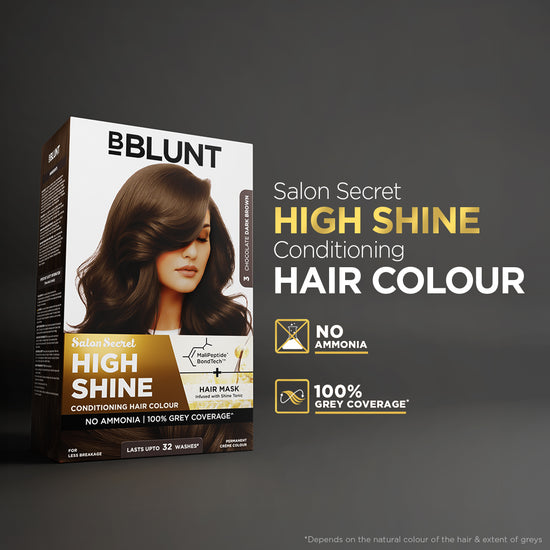 BBLUNT High Shine Conditioning Hair Colour - Chocolate Dark Brown (Shade 3)