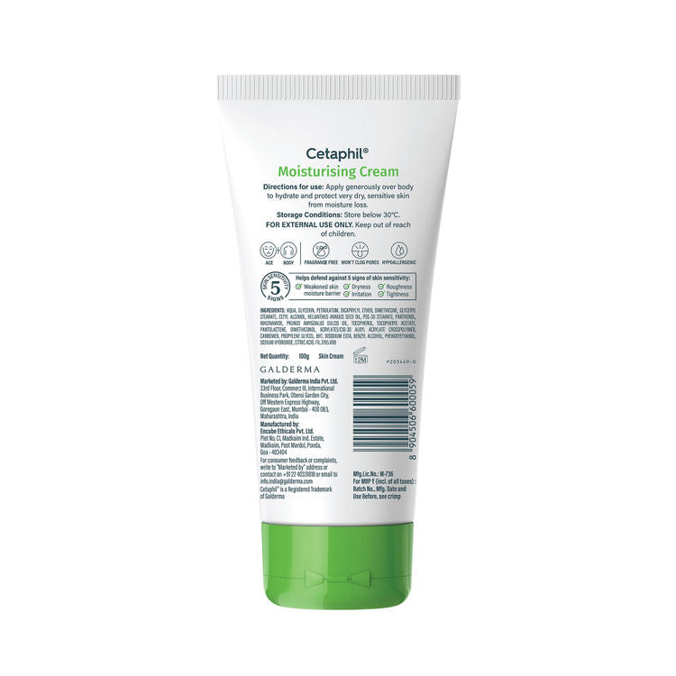 Cetaphil Moisturising Cream

(100g)