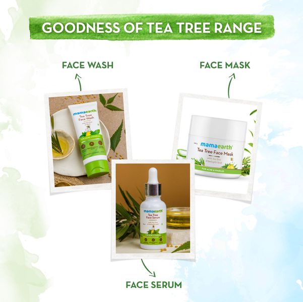 Mamaearth Tea Tree Oil-Free Face Moisturizer with Tea Tree and Salicylic Acid for Acne and Pimples - 80 g