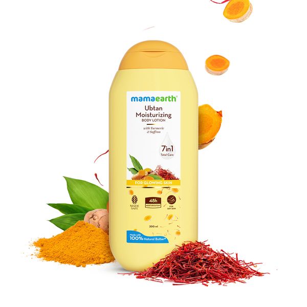Mamaearth Ubtan Moisturizing Body Lotion - 200 ml