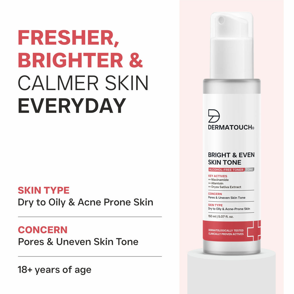 Dermatouch Bright and Even Skin Tone Alcohol-Free Toner 150ml