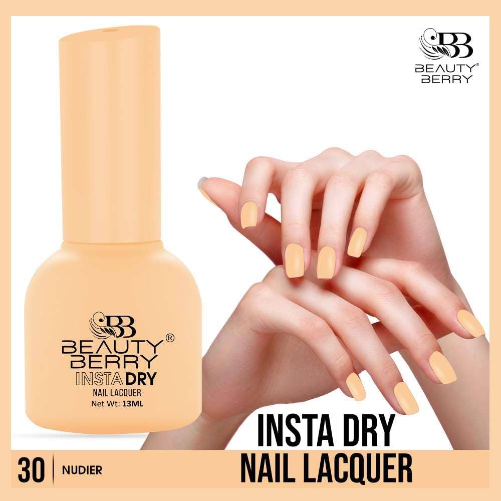 Beauty Berry Insta Dry Nail Lacquer (NUDIER-30)