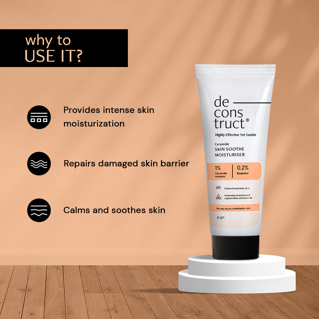 Deconstruct Skin Soothe Moisturizer - 1% Ceramide + 0.2% Bisabolol
