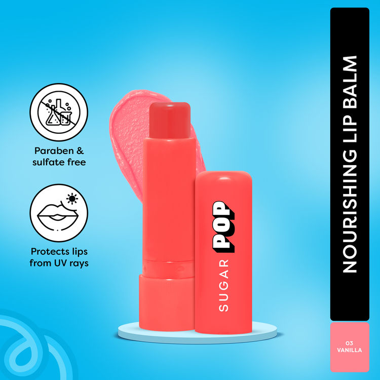 SUGAR POP Nourishing Lip Balm with SPF Shea-Butter & Avocado Oil (03 Vanilla)
