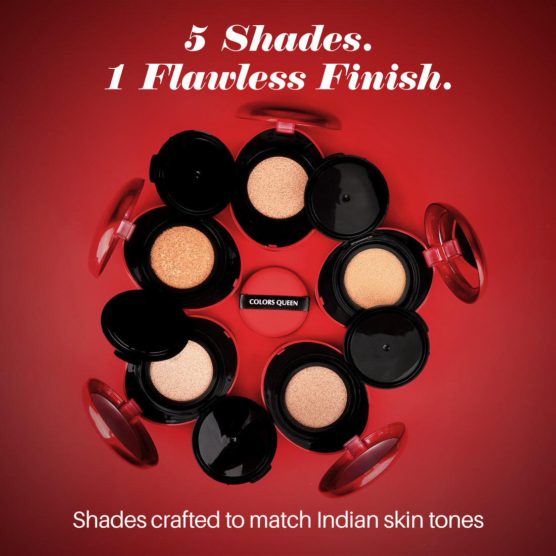 Colors Queen Red Cushion Foundation (05 walnut Dream)