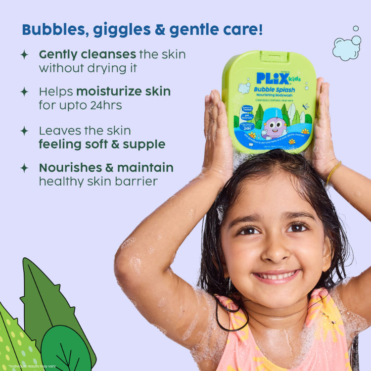 Plix Kids Bubble Splash Body Wash (280ml)