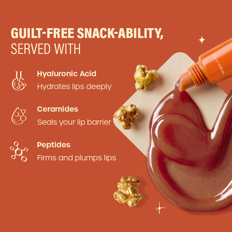 Plum BodyLovin' Popcorn N' Pilates Glassic Lip Balm - Caramel Brown
(10g)