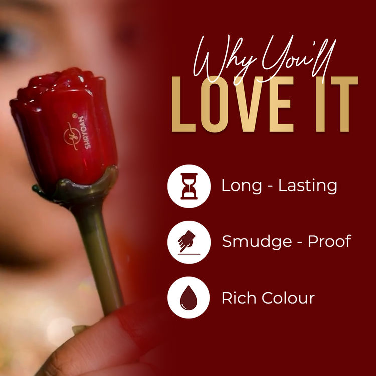 Shryoan Rose Liquid Sindoor - Long Lasting, Smudge Proof & Waterproof (Red)
(6ml)