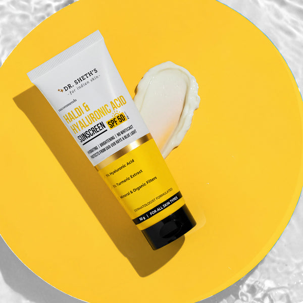 Dr. Sheth's Haldi & Hyaluronic Acid Sunscreen - 50gm