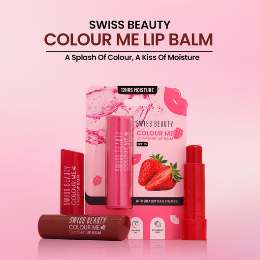 Swiss Beauty Colour Me Lip Balm 02(Coconut Blast)
