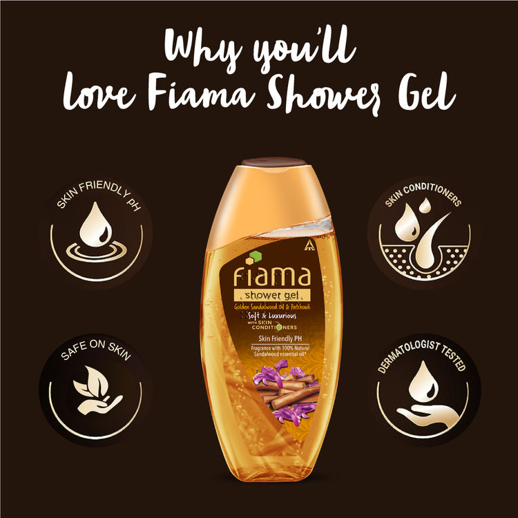 Fiama Golden Sandalwood Oil And Patchouli Shower Gel
(250ml)