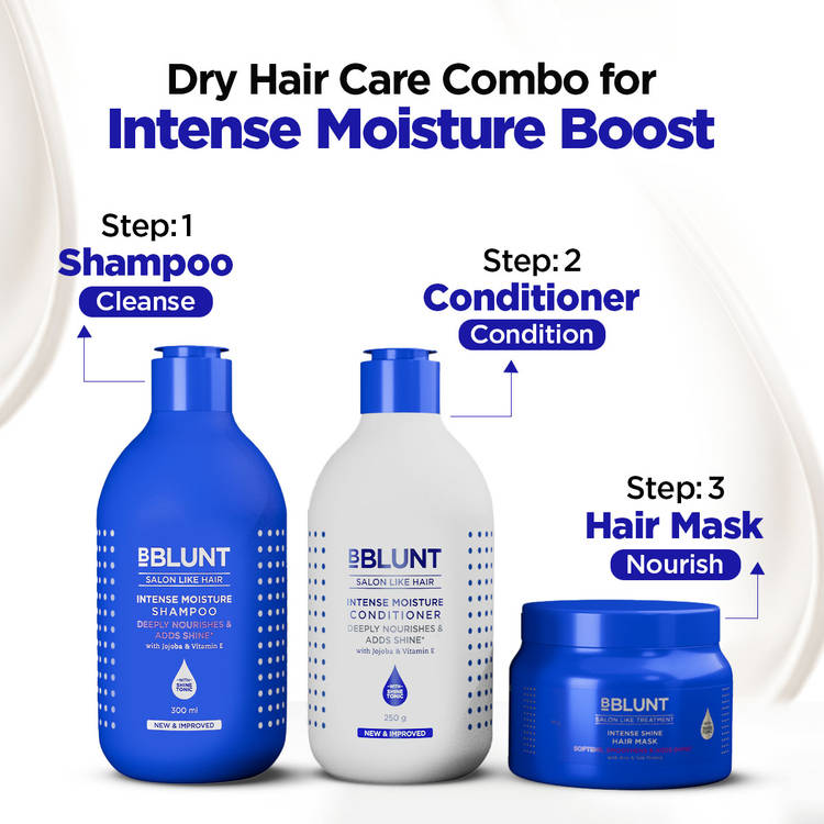 BBlunt Intense Moisture Heat Hair Spa Mask With Jojoba Oil & Vitamin E For Smooth & Shiny Hair (70 g)