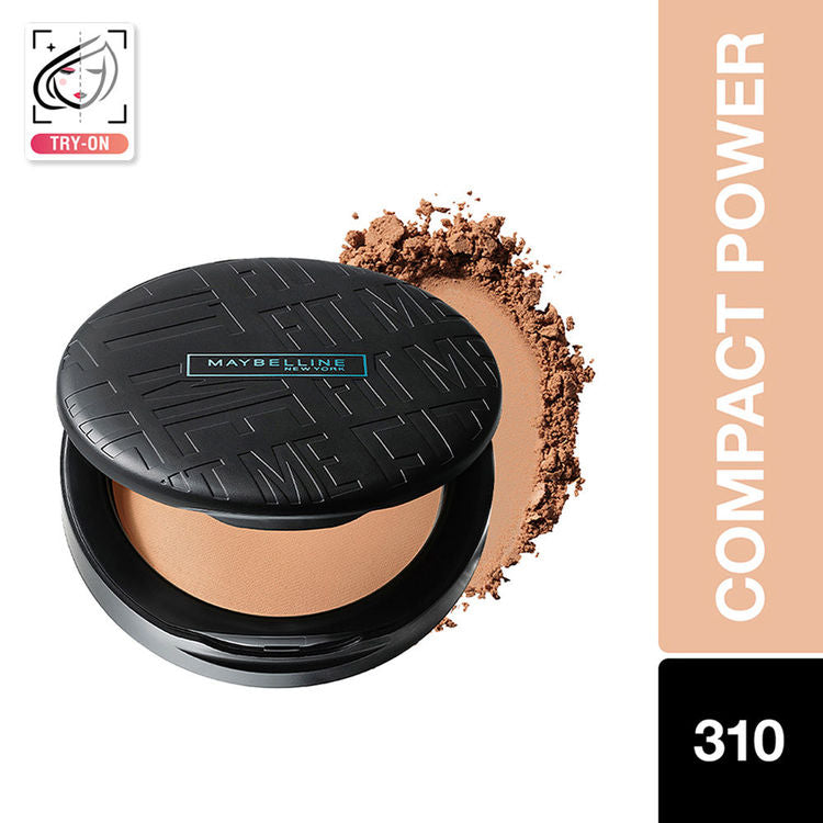 Maybelline Fit Me Matte + Poreless 16H Oil Control Compact Powder(310 Sun Beige)